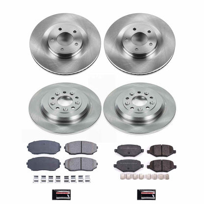 PowerStop Power Stop 11-15 Ford Edge Front & Rear Autospecialty Brake Kit KOE5452
