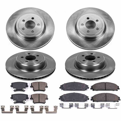 PowerStop Power Stop 06-14 Dodge Charger Front & Rear Autospecialty Brake Kit KOE5457
