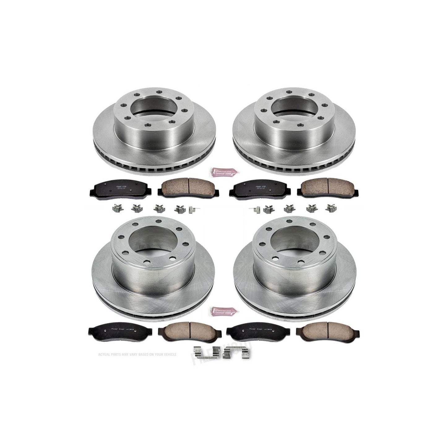 PowerStop Power Stop 09-10 Ford F-250 Super Duty Front & Rear Autospecialty Brake Kit KOE5459