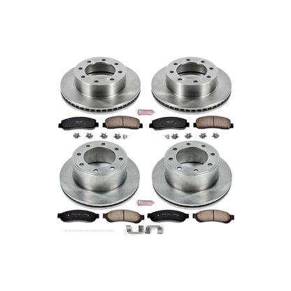 PowerStop Power Stop 09-10 Ford F-250 Super Duty Front & Rear Autospecialty Brake Kit KOE5459