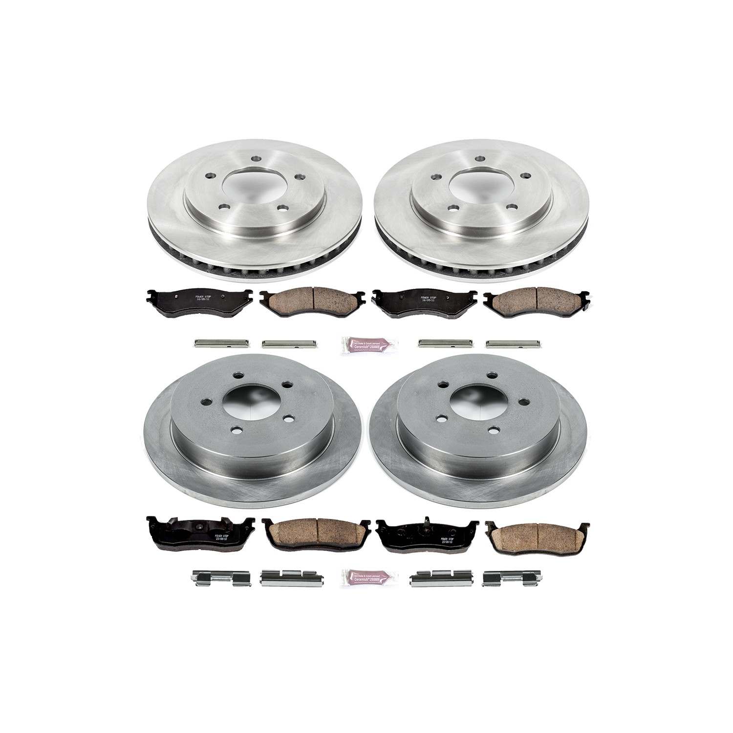 PowerStop Power Stop 00-02 Ford Expedition Front & Rear Autospecialty Brake Kit KOE5461