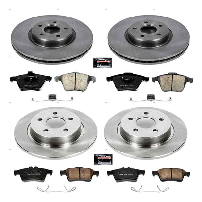 PowerStop Power Stop 06-13 Volvo C70 Front & Rear Autospecialty Brake Kit KOE5469
