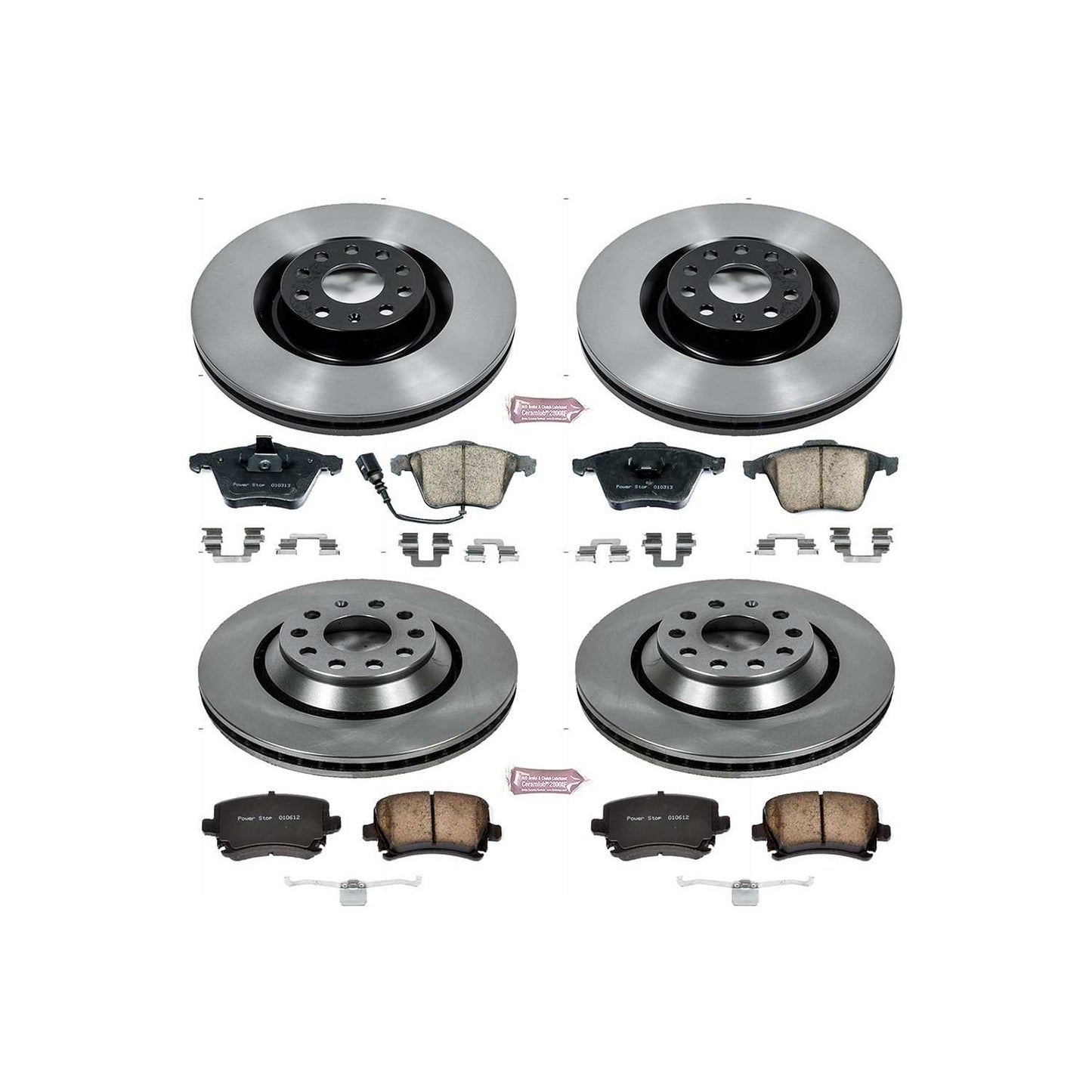 PowerStop Power Stop 09-11 Volkswagen CC Front & Rear Autospecialty Brake Kit KOE5471