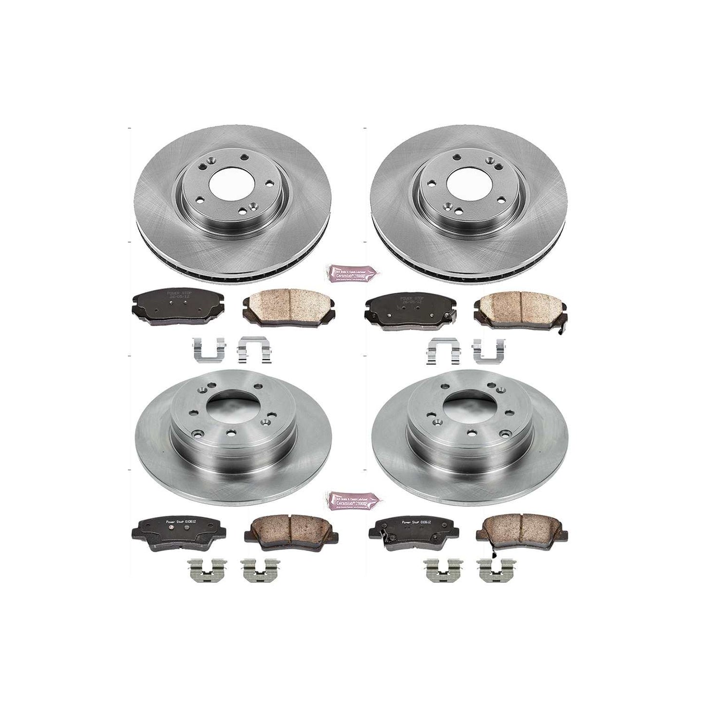 PowerStop Power Stop 09-11 Hyundai Azera Front & Rear Autospecialty Brake Kit KOE5474