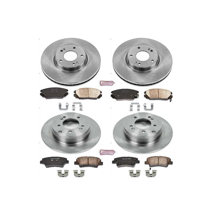 PowerStop Power Stop 09-11 Hyundai Azera Front & Rear Autospecialty Brake Kit KOE5474