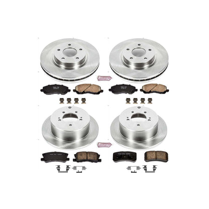 PowerStop Power Stop 07-15 Mitsubishi Outlander Front & Rear Autospecialty Brake Kit KOE5477