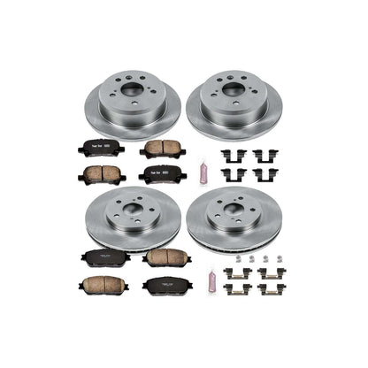 PowerStop Power Stop 05-07 Toyota Avalon Front & Rear Autospecialty Brake Kit KOE5482