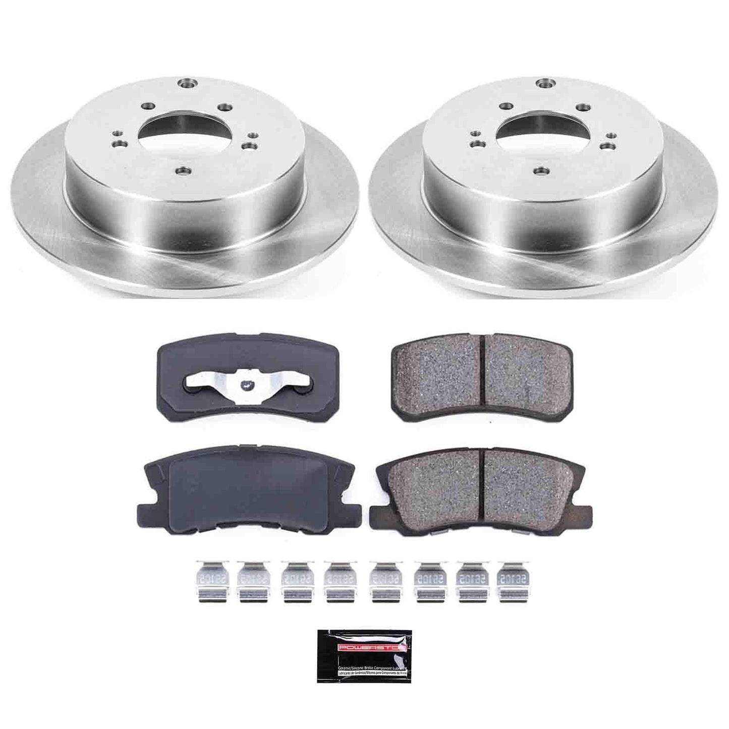 PowerStop Power Stop 09-15 Mitsubishi Lancer Rear Autospecialty Brake Kit KOE5499