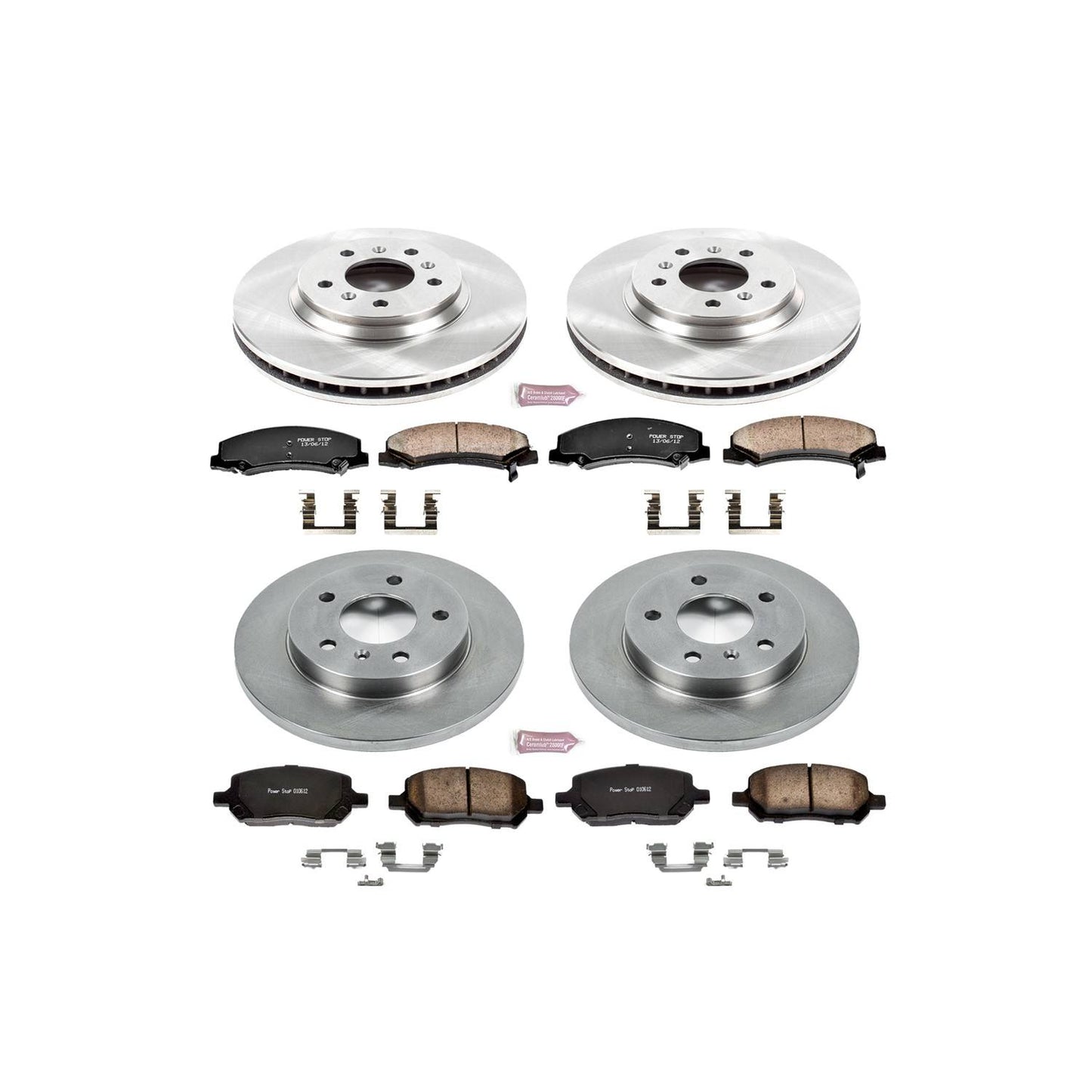 PowerStop Power Stop 11-13 Chevrolet Impala Front & Rear Autospecialty Brake Kit KOE5504