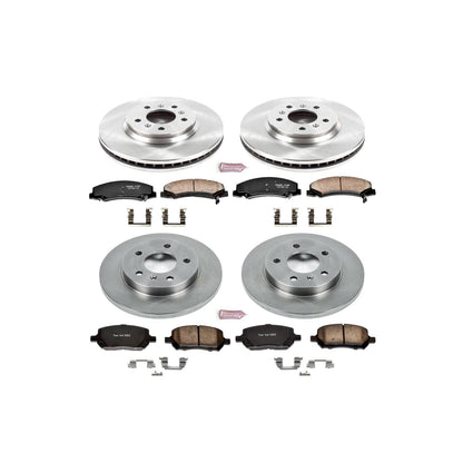 PowerStop Power Stop 11-13 Chevrolet Impala Front & Rear Autospecialty Brake Kit KOE5504