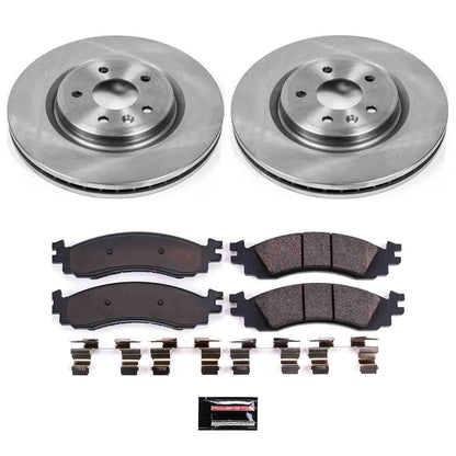 PowerStop Power Stop 2010 Ford Taurus Front Autospecialty Brake Kit KOE5507