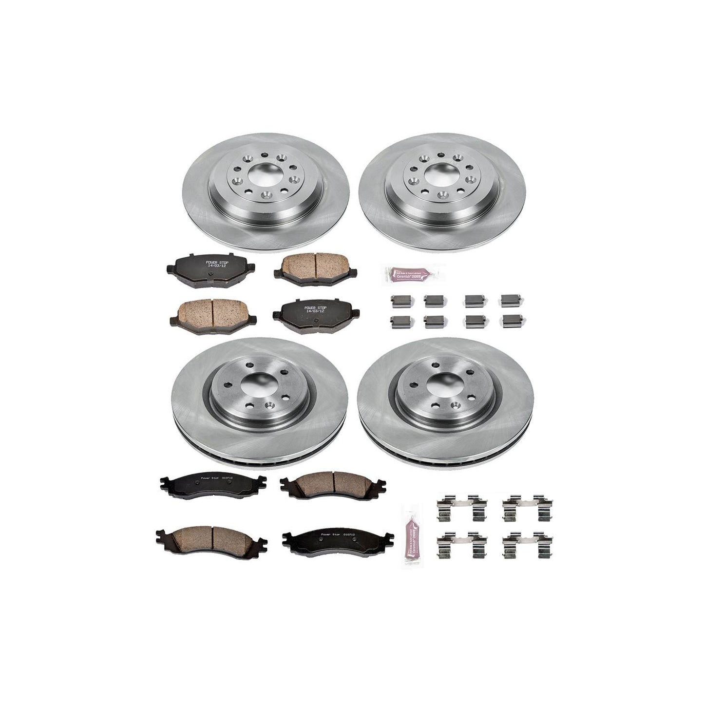 PowerStop Power Stop 2010 Ford Taurus Front & Rear Autospecialty Brake Kit KOE5508