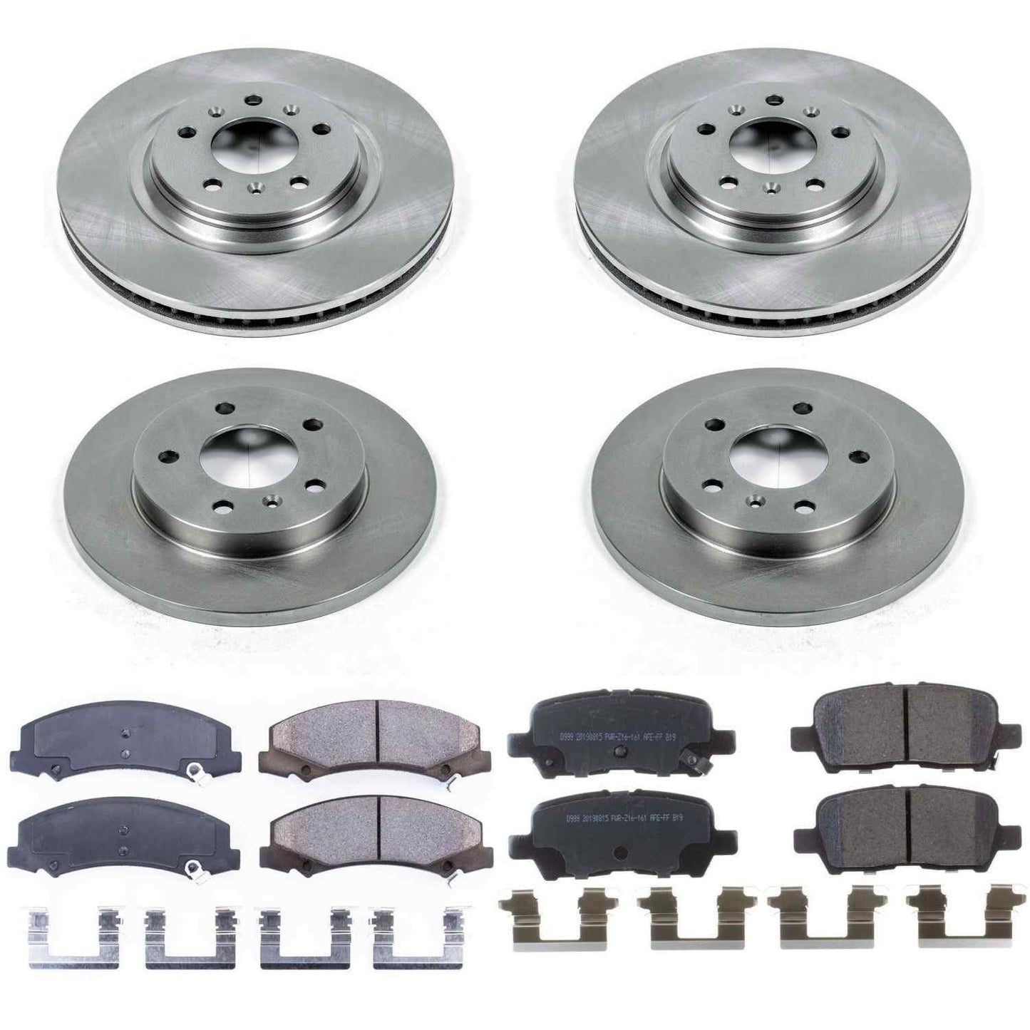 PowerStop Power Stop 12-13 Chevrolet Impala Front & Rear Autospecialty Brake Kit KOE5514
