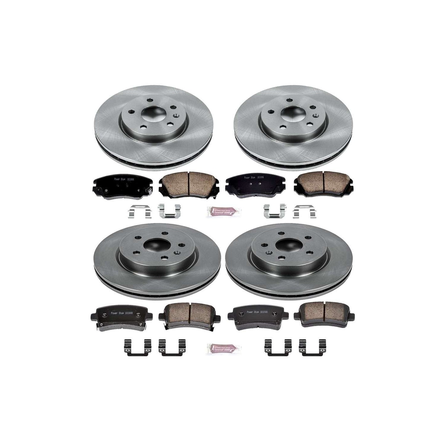 PowerStop Power Stop 2010 Buick Allure Front & Rear Autospecialty Brake Kit KOE5515