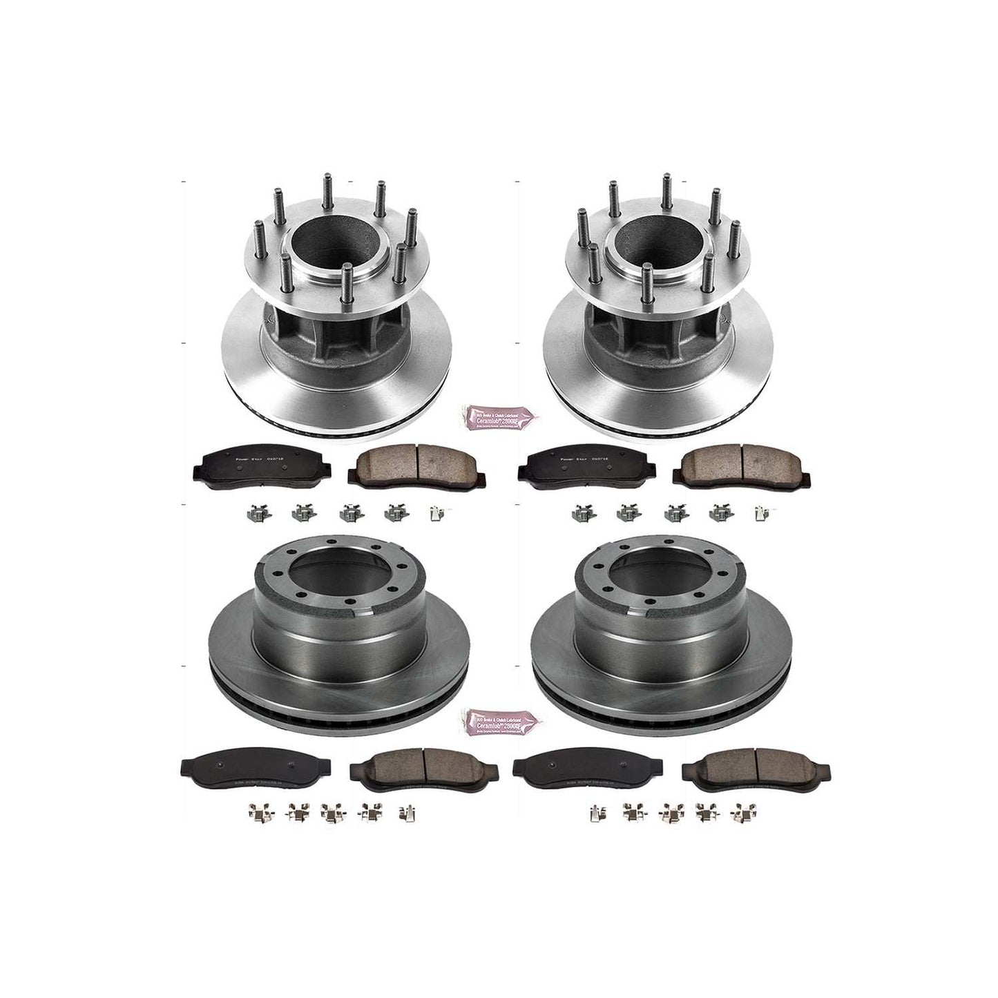 PowerStop Power Stop 10-11 Ford F-350 Super Duty Front & Rear Autospecialty Brake Kit KOE5517