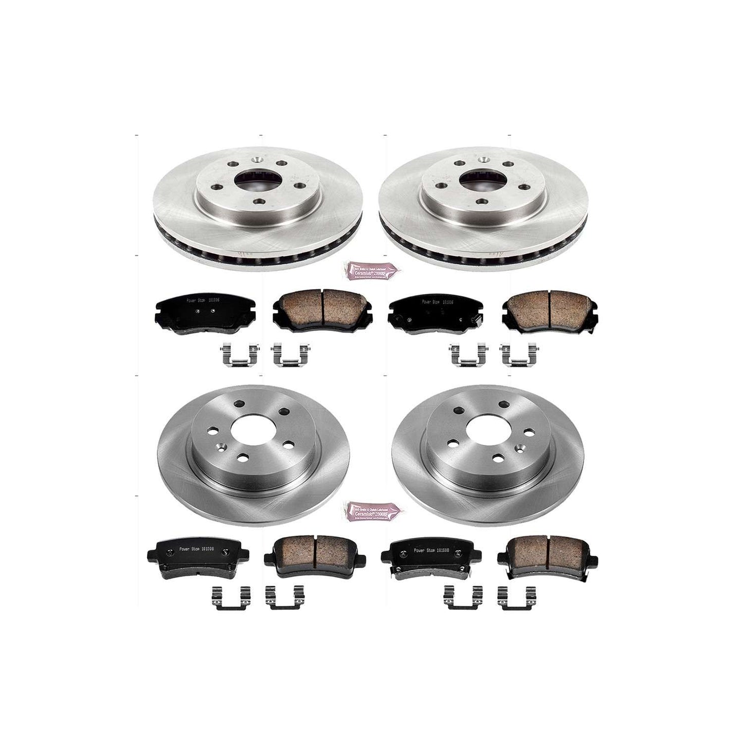 PowerStop Power Stop 12-16 Buick LaCrosse Front & Rear Autospecialty Brake Kit KOE5523