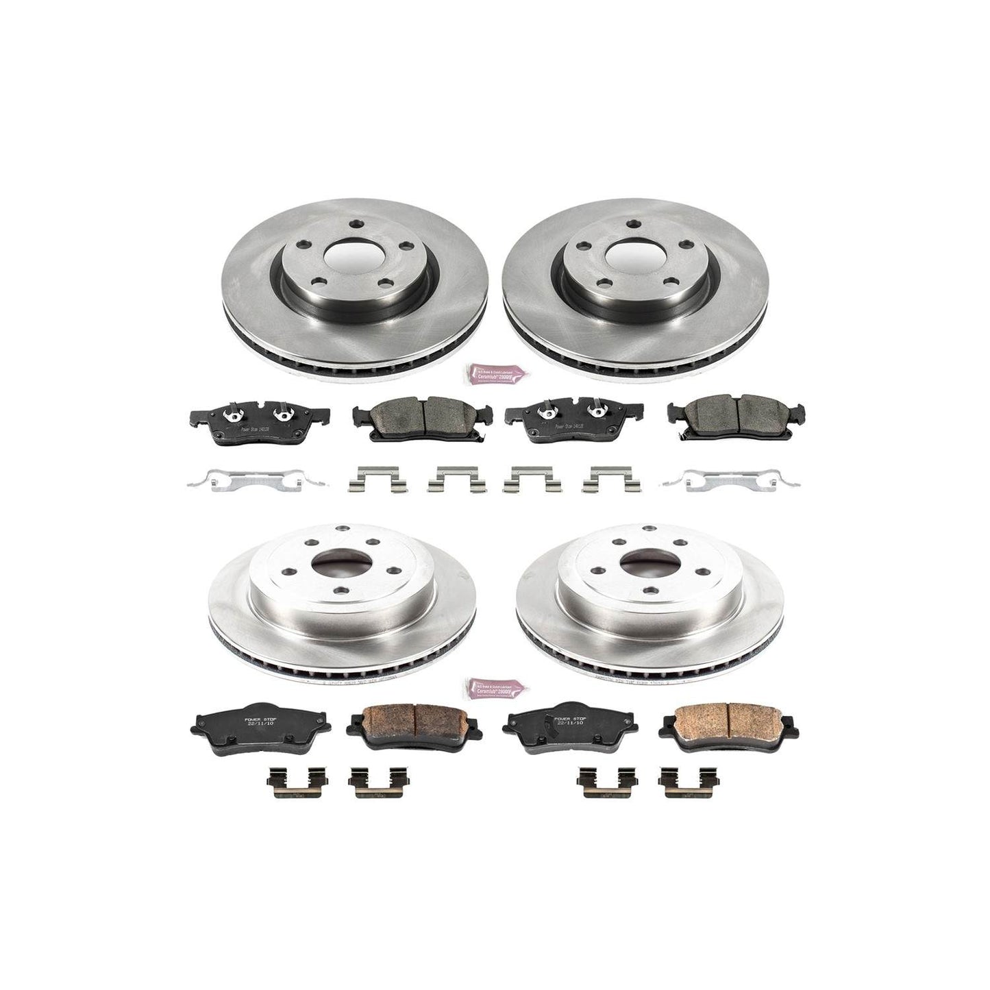 PowerStop Power Stop 08-09 Pontiac G8 Front & Rear Autospecialty Brake Kit KOE5527