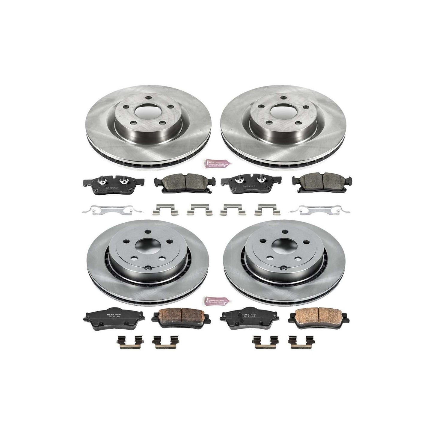 PowerStop Power Stop 08-09 Pontiac G8 Front & Rear Autospecialty Brake Kit KOE5530