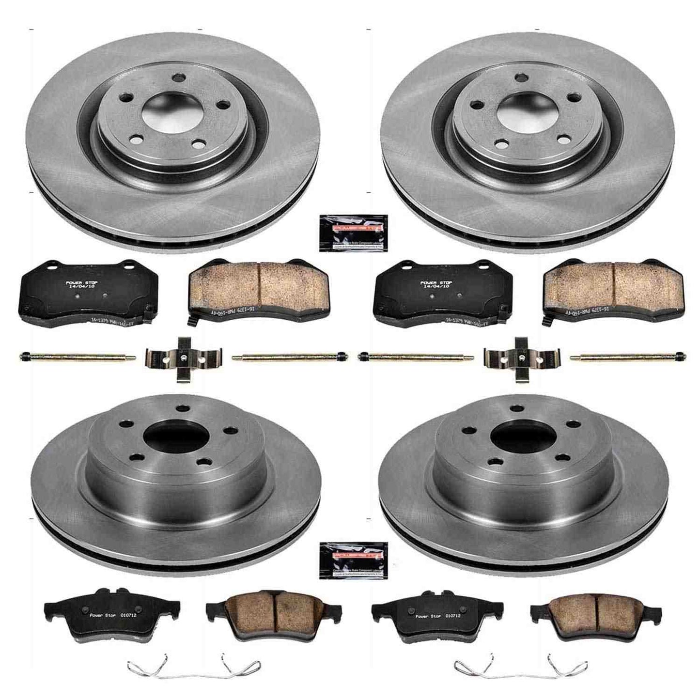 PowerStop Power Stop 08-10 Chevrolet Cobalt Front & Rear Autospecialty Brake Kit KOE5533