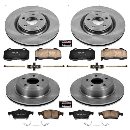 PowerStop Power Stop 08-10 Chevrolet Cobalt Front & Rear Autospecialty Brake Kit KOE5533