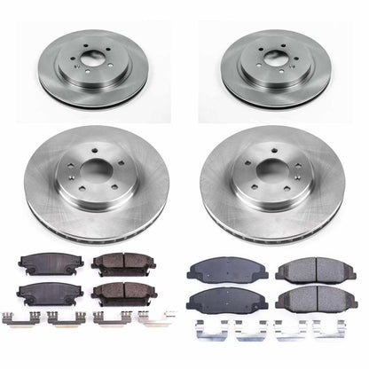 PowerStop Power Stop 09-11 Cadillac STS Front & Rear Autospecialty Brake Kit KOE5540