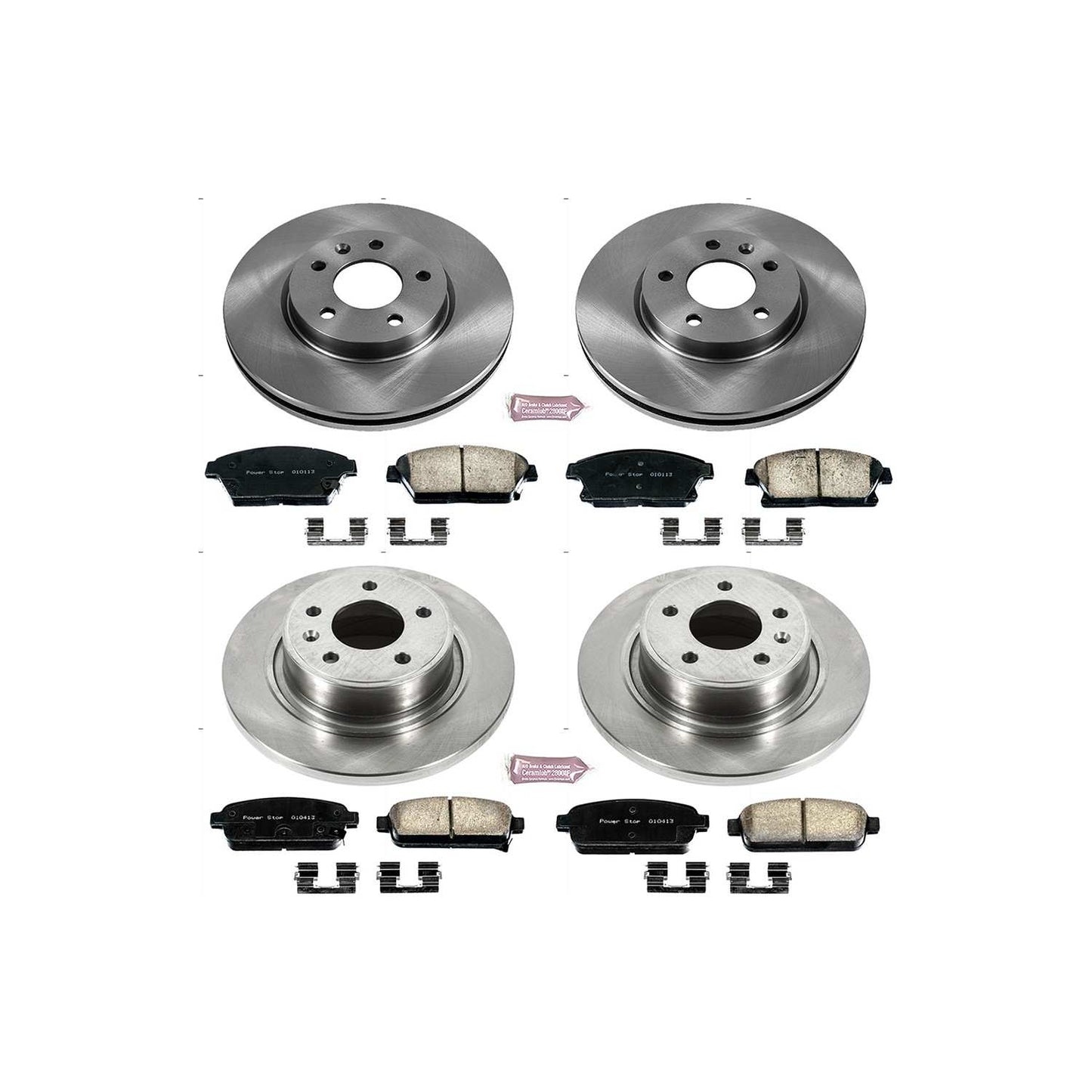 PowerStop Power Stop 12-17 Buick Verano Front & Rear Autospecialty Brake Kit KOE5555