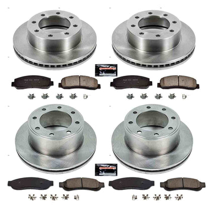 PowerStop Power Stop 2010 Ford F-350 Super Duty Front & Rear Autospecialty Brake Kit KOE5573