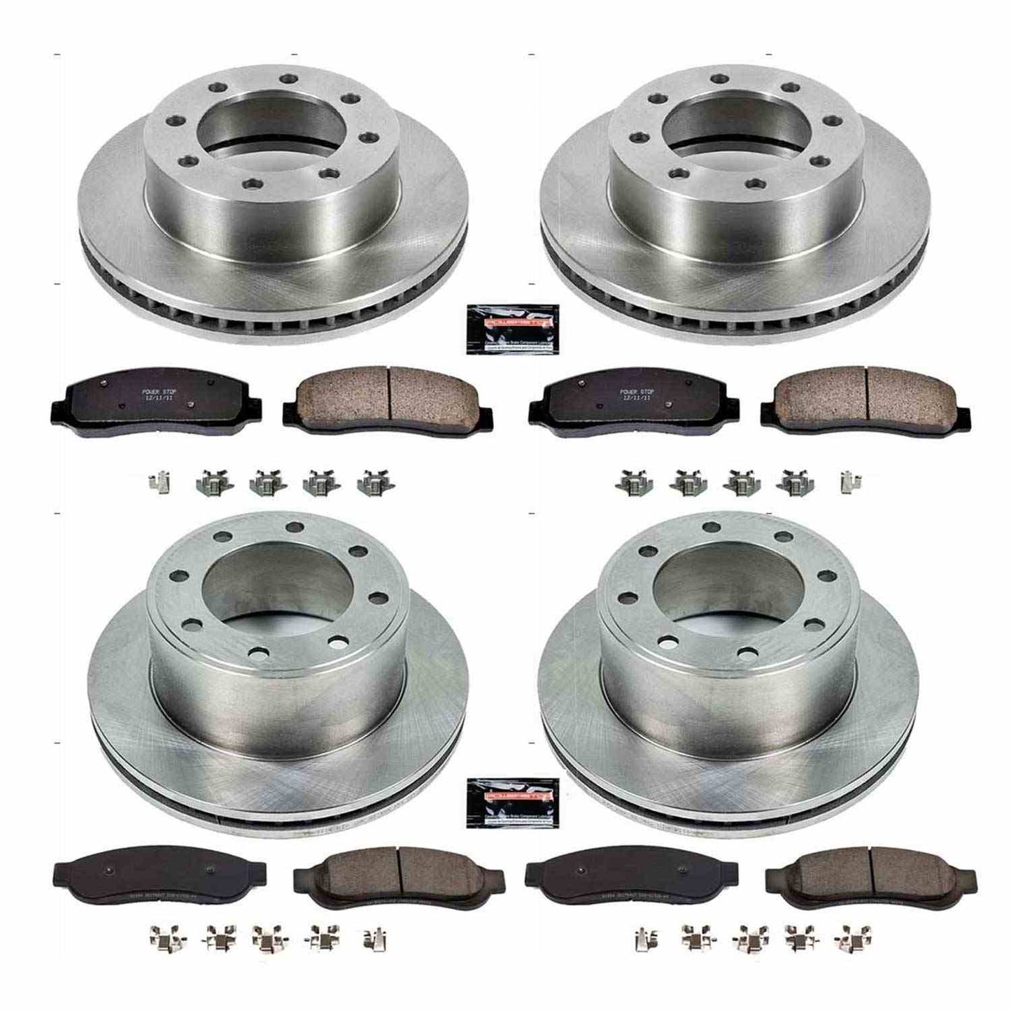 PowerStop Power Stop 10-11 Ford F-250 Super Duty Front & Rear Autospecialty Brake Kit KOE5575