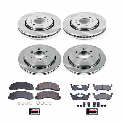 PowerStop Power Stop 10-17 Ford Expedition Front & Rear Autospecialty Brake Kit KOE5577