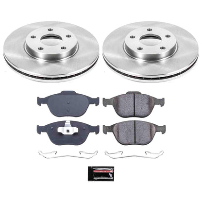 PowerStop Power Stop 10-13 Ford Transit Connect Front Autospecialty Brake Kit KOE5580
