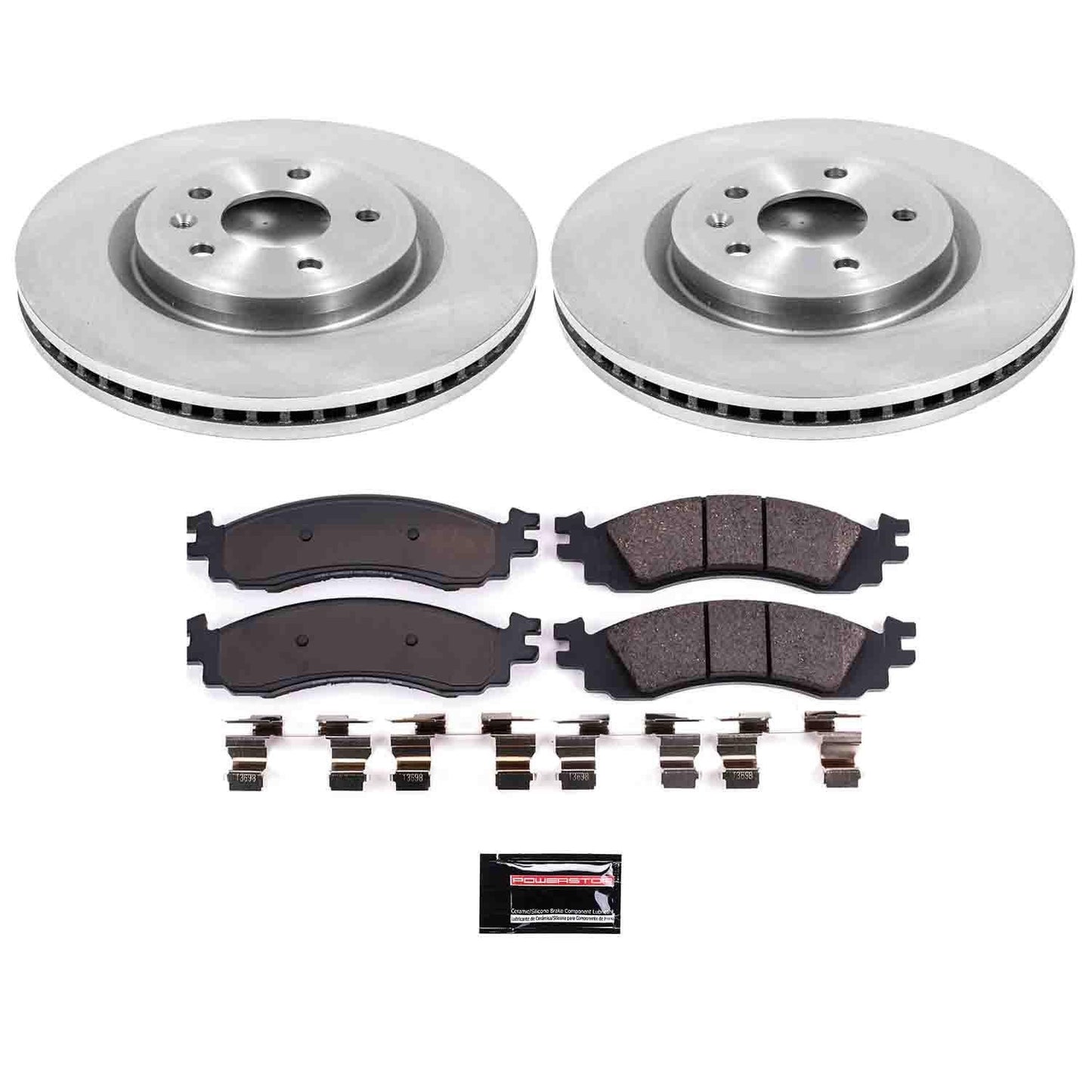 PowerStop Power Stop 11-12 Ford Taurus Front Autospecialty Brake Kit KOE5581