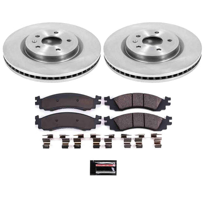 PowerStop Power Stop 11-12 Ford Taurus Front Autospecialty Brake Kit KOE5581
