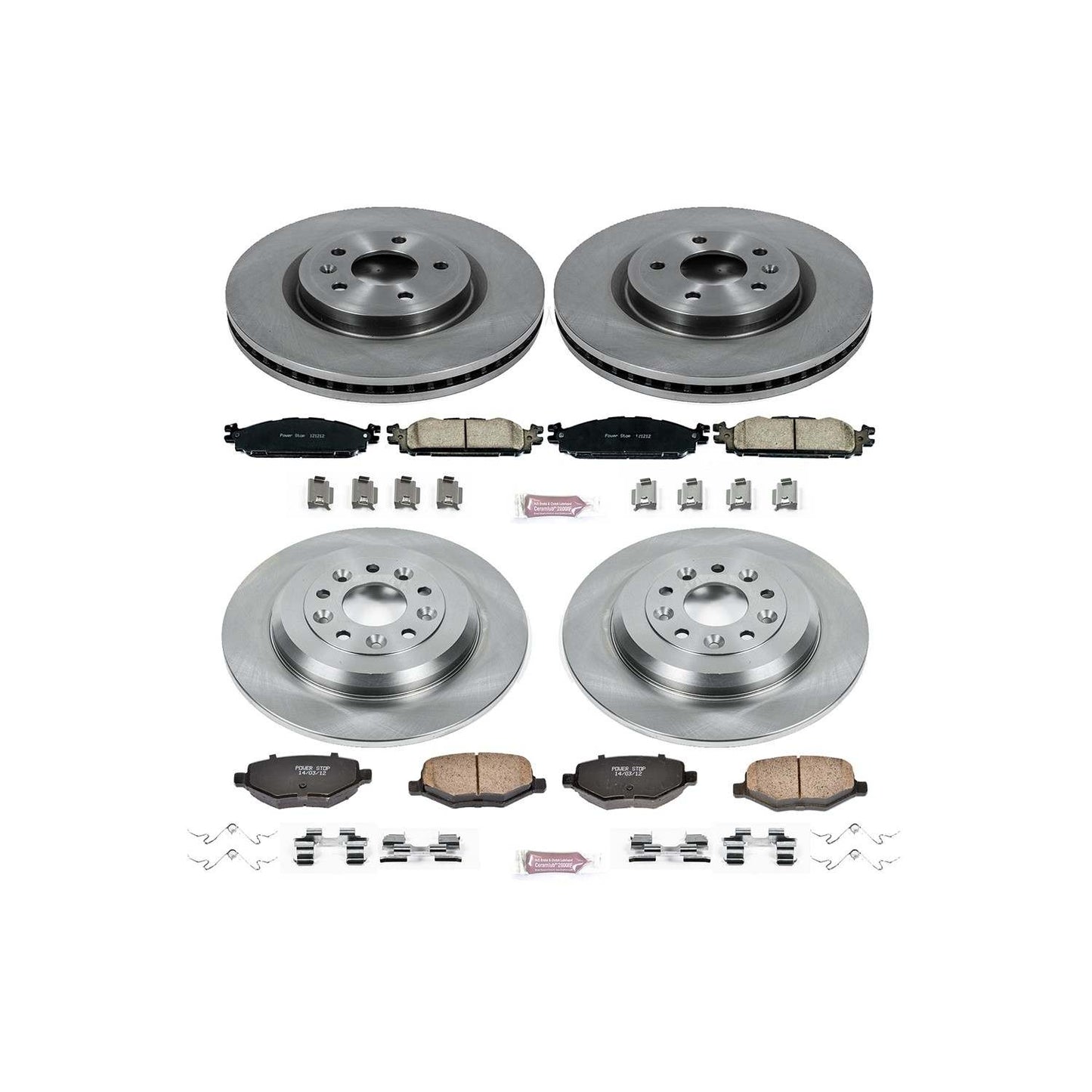 PowerStop Power Stop 11-19 Ford Explorer Front & Rear Autospecialty Brake Kit KOE5584