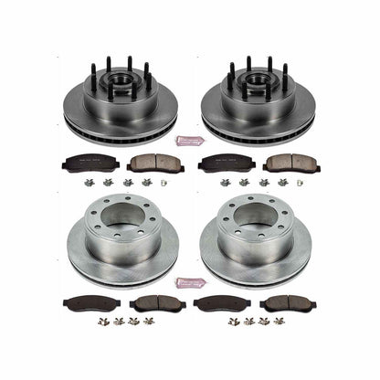 PowerStop Power Stop 07-08 Ford F-250 Super Duty Front & Rear Autospecialty Brake Kit KOE5586