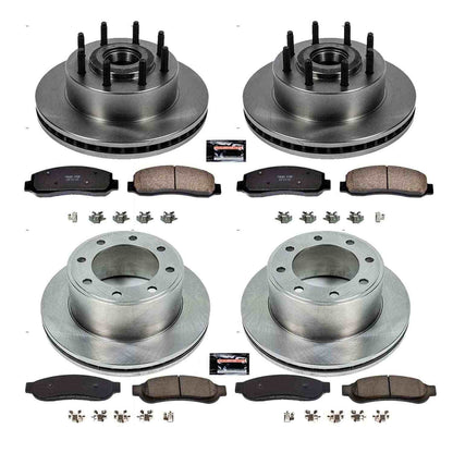 PowerStop Power Stop 10-11 Ford F-250 Super Duty Front & Rear Autospecialty Brake Kit KOE5590