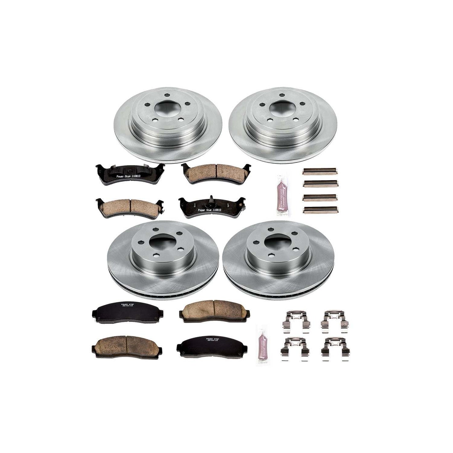 PowerStop Power Stop 2003 Ford Explorer Sport Front & Rear Autospecialty Brake Kit KOE5595