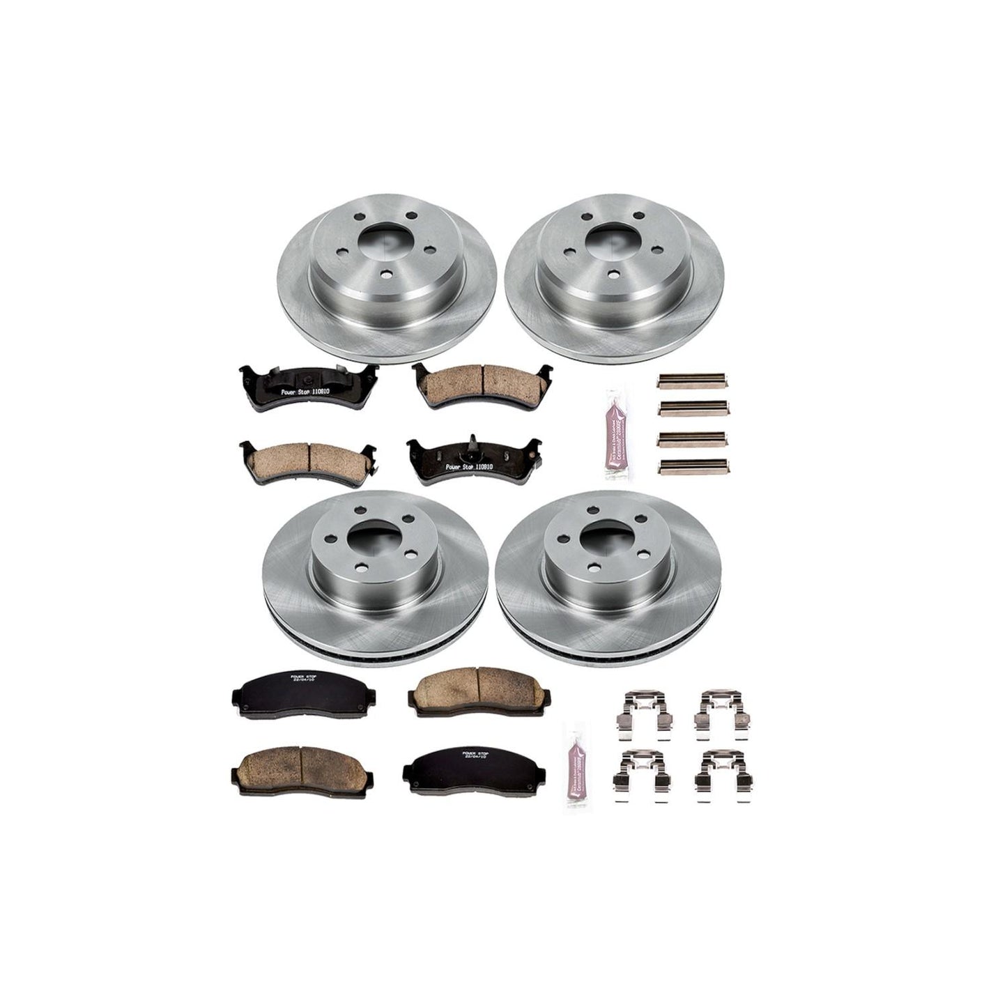 PowerStop Power Stop 01-02 Ford Explorer Sport Front & Rear Autospecialty Brake Kit KOE5596
