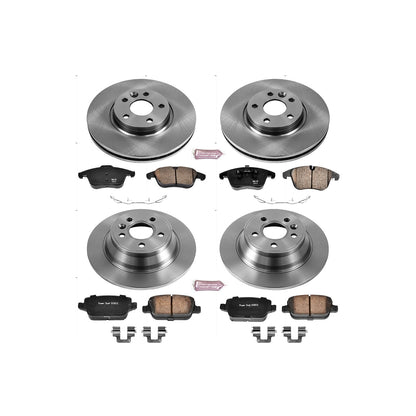 PowerStop Power Stop 07-11 Volvo S80 Front & Rear Autospecialty Brake Kit KOE5610