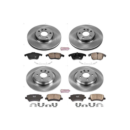PowerStop Power Stop 11-14 Volvo S60 Front & Rear Autospecialty Brake Kit KOE5611