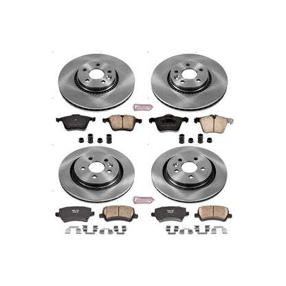 PowerStop Power Stop 11-14 Volvo S60 Front & Rear Autospecialty Brake Kit KOE5614
