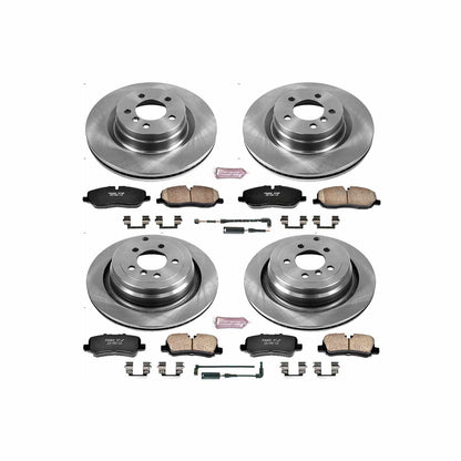 PowerStop Power Stop 06-09 Land Rover Range Rover Front & Rear Autospecialty Brake Kit KOE5632