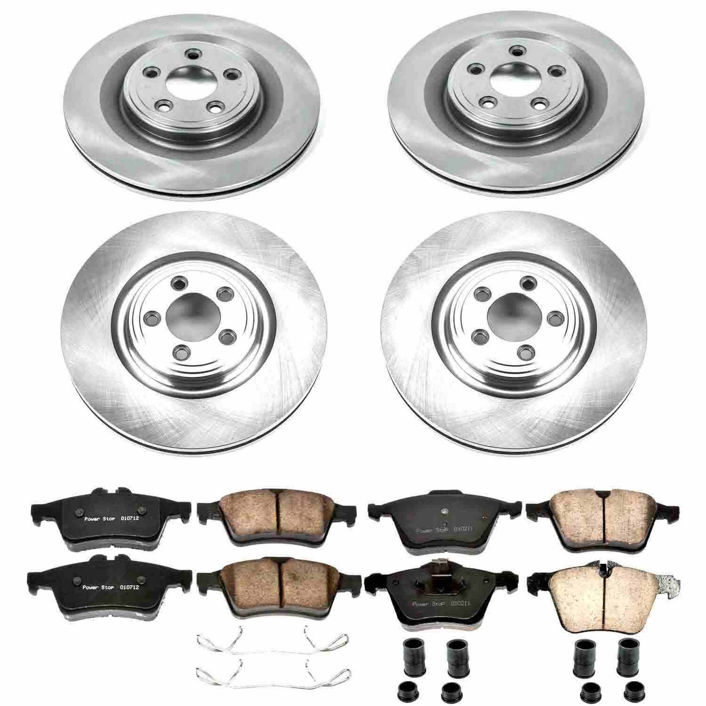 PowerStop Power Stop 07-08 Jaguar S-Type Front & Rear Autospecialty Brake Kit KOE5639
