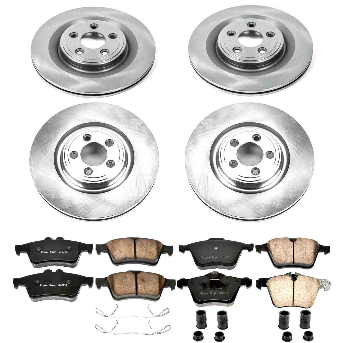 PowerStop Power Stop 07-08 Jaguar S-Type Front & Rear Autospecialty Brake Kit KOE5639