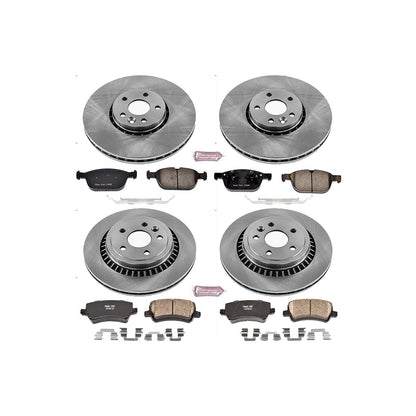 PowerStop Power Stop 10-15 Volvo XC60 Front & Rear Autospecialty Brake Kit KOE5703