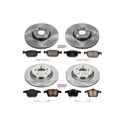 PowerStop Power Stop 03-14 Volvo XC90 Front & Rear Autospecialty Brake Kit KOE5708