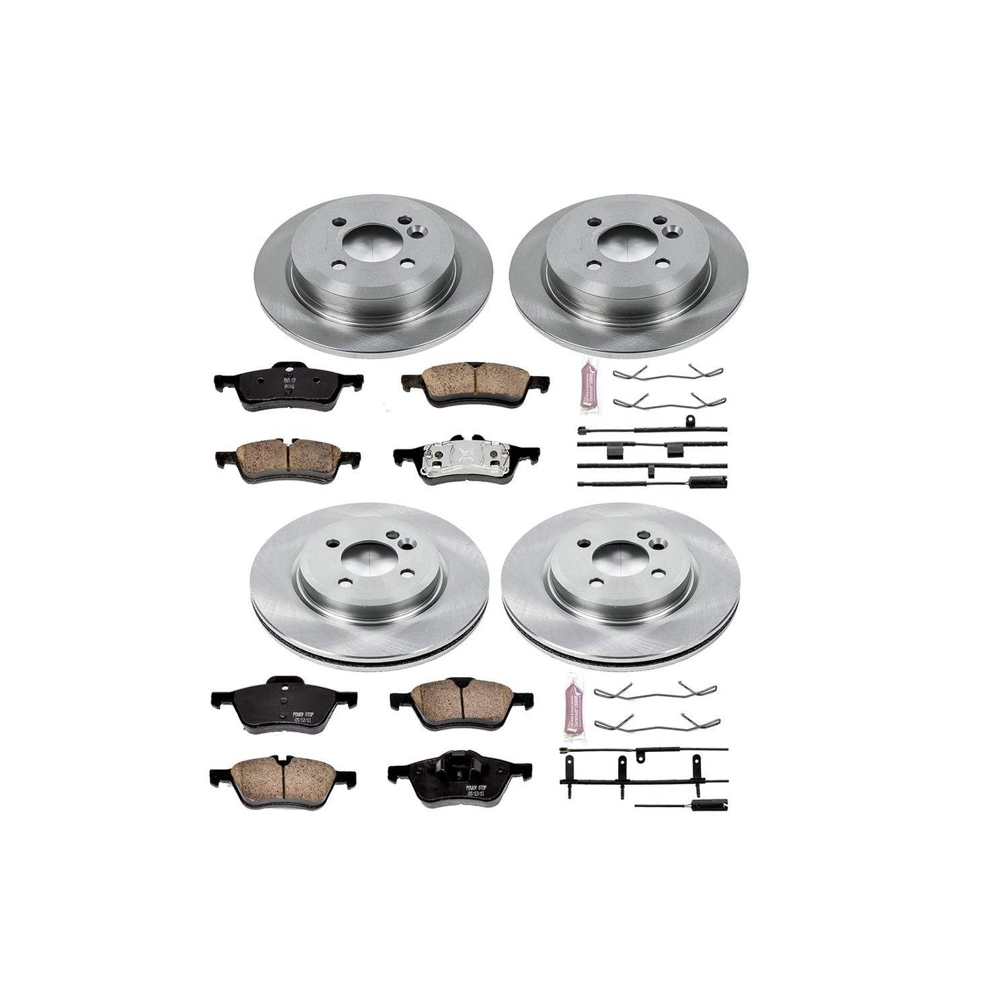 PowerStop Power Stop 02-06 Mini Cooper Front & Rear Autospecialty Brake Kit KOE5725