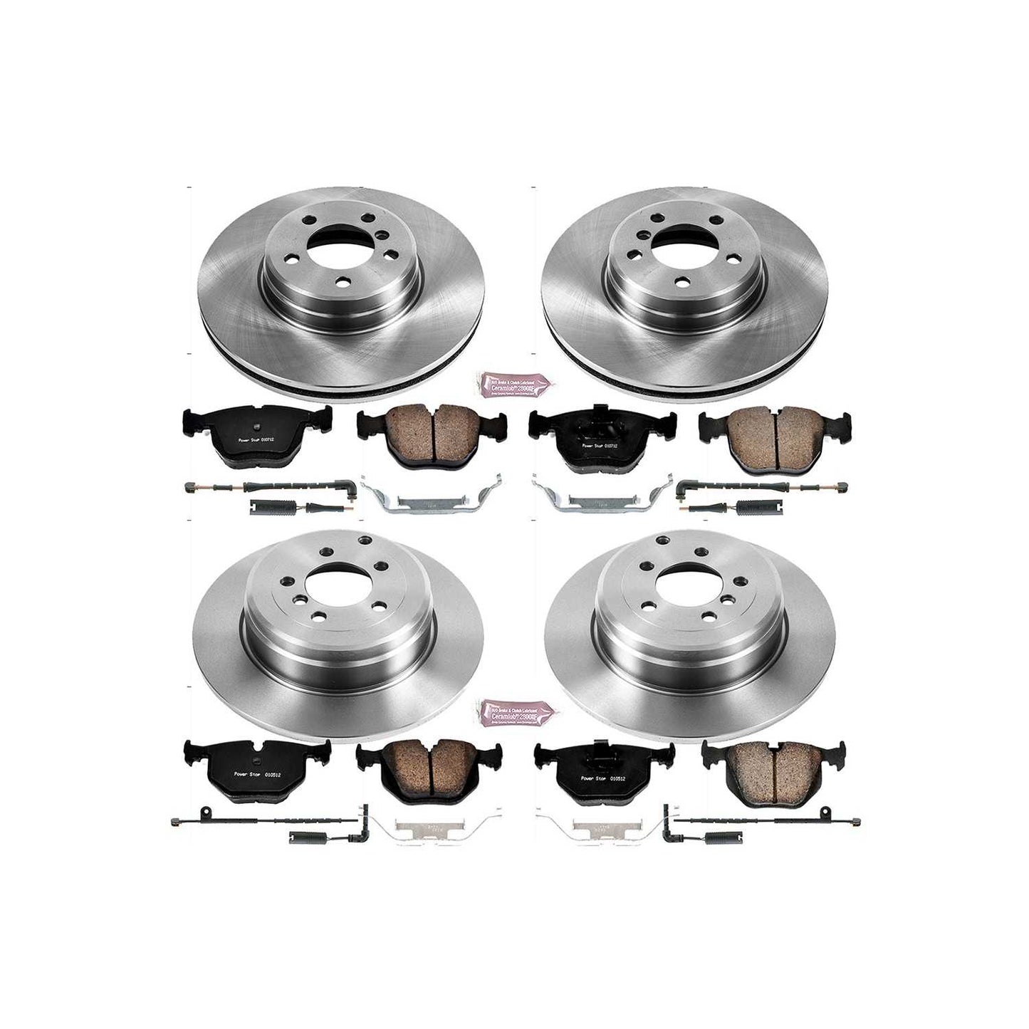 PowerStop Power Stop 03-05 Land Rover Range Rover Front & Rear Autospecialty Brake Kit KOE5741