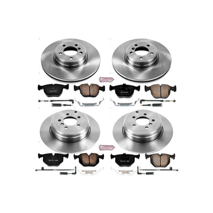 PowerStop Power Stop 03-05 Land Rover Range Rover Front & Rear Autospecialty Brake Kit KOE5741