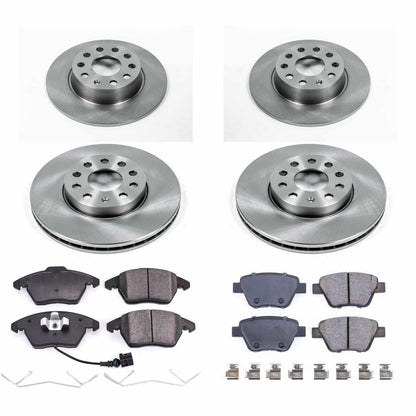 PowerStop Power Stop 2012 Volkswagen Beetle Front & Rear Autospecialty Brake Kit KOE5747