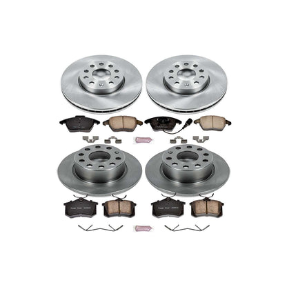 PowerStop Power Stop 10-12 Audi A3 Front & Rear Autospecialty Brake Kit KOE5749